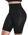 SIMIYA Shapewear for Women Tummy Control Body Shaper for Women High Waisted Shapewear Shorts Tummy Control Knickers Thigh Slimmers, Black 4XL