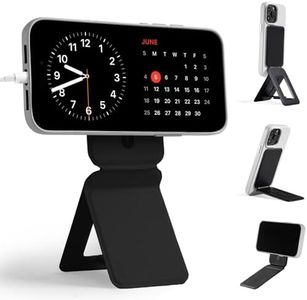 MOFT Tripod for iPhone 16/15/14/13/12 Series, Snap Invisible Phone Tripod Stand with 3 Modes for Self-vlogging, Browsing, Macro Photography, Video Call, Portable Lightweight Phone Stand (Jet Black)