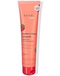 Boka Fluoride Free Toothpaste- Nano Hydroxyapatite, Remineralizing, Sensitive Teeth, Whitening- Dentist Recommended for Adult, Kids Oral Care - Strawberry Mango Flavor, 4oz (113g) 1Pk - US Manufactured