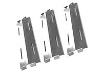 Heat Shield Plate Replacement for Bakers & Chefs ST1017-01, ST1017-012939 Gas Grill Models, Stainless Steel 17-1/8" x 4-7/8" (Set of 3)