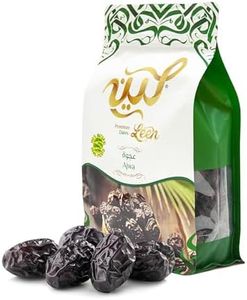 Leen Premium Ajwa Dates –Resealable Zipper Pouch | Fresh Authentic Ajwa from Al-Madinah Al-Munawarah | Natural, Soft & Rich Flavor | Premium Saudi Dates (110 g)