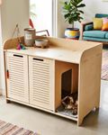 Litter Box Cabinet to fit Litter Robot 3 and 4 Litter Enclosure Cat Box Cat Litter Cabinet Cat House Rabbit Pen Rabbit Litter- Poppy Robot
