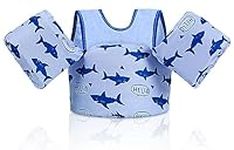Toddler Swim Vest, Blue Shark Kids 