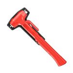 SYGA Emergency Window Breaking Tool with Long Handle, Escape LifeSaving Hammer Car Safety Hammer for Large Car, Bus - Red