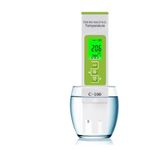 MOOILKO 5 In 1 TDS/EC/Salinity/S.G./Temperature Salt Meter Digital Sea Water Quality Tester For Swimming Pools Drinking Water Aquarium Accuracy Portable(No Backlight)
