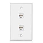 TNP Ethernet Wall Plate, Cat5E Netw