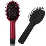 WANGCL 2PCS Diversion Safe Hair Brush to Hide Cash Mini Key Small Jewelry Safe Hidden Stash Hair Brush Comb for Travel or At Home