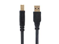 Monoprice Select Series USB 3.0 A to B Cable, 1.5' (113746)