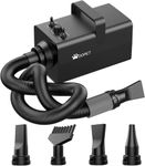 Dog Dryer, 4.3HP/3200W Pet Grooming Dryer with Adjustable Speed and Temperature Control Dog Blow Dryer, Dog Hair Dryer with 4 Nozzle