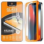 rooCASE Glass Screen Protector for Apple iPhone 14 Plus (6.7 Inch) Case Friendly Tempered Glass Front Cover Protection with Alignment Frame, Pack of 3