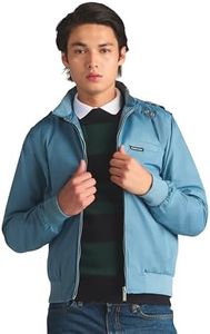 Members Only Men's Classic Iconic Racer, Slim Fit Jacket (Slate, Small)
