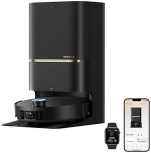 DREAME L60 Pro Ultra Robot Vacuum and Mop with Auto-Empty, 35,000Pa Suction, Hot Water Mop Self-Cleaning, and Smart Obstacle Avoidance, Black
