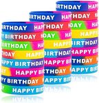 Happy Birthday Rubber Bracelets, Co