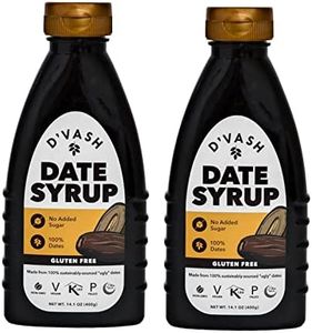 D'vash Date Syrup, 14.1 Ounce Squeeze Bottle | Vegan, Paleo, Gluten-free and Non-GMO | 2 Pack