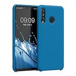 kwmobile Case Compatible with Huawei P30 Lite Case - TPU Silicone Phone Cover with Soft Finish - Caribbean Blue