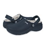 Lakeland Active Women's Fleece-Lined Dockray Clogs - Oxford Blue - 5 UK