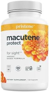 Macular Support Supplement & Natural Eye Health Vitamin, Formula Based On AREDS2® Clinical Trials with Carotenoids (Lutein and Zeaxanthin) Bilberry Quercetin EGCG - Macutene® Protect (60 Capsules)