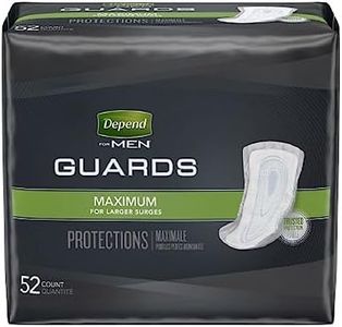 Depends Men's Incontinence Guards/Pads, One Size, 1 Count