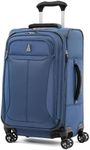 Travelpro Tourlite Softside 21" Expandable Luggage with 4 Spinner Wheels, Lightweight Suitcase, Carry-On, Blue