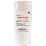 Superpunch Cutaway Stabilizer for Embroidery Machines, 2.5 Oz SuperStable Machine Embroidery Stabilizer Backing - 8 inch x 20 Yard Roll, Medium Weight Cut Away Stabilizers, Made in USA (White)