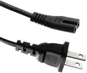 NiceTQ Replacement US 2Prong AC Power Cord Cable For Memorex MP3142 MP3221 MP3851 3848 8805 Portable CD Boombox Player