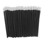 JIAYUET 1000 PCS Lip Gloss Brushes, Lip Applicator Wands, Black Lipstick Brushes for Concealer, Make Up