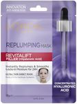 L'Oréal Paris, Replumping Sheet Mask, Hydrating & Smoothing, Revitalift Filler, 1 pc