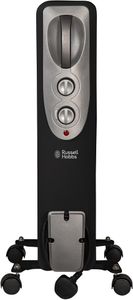 Russell Hobbs Oil Radiator, 1500W – Portable Electric Heater, Black
