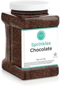 O’Creme Chocolate Sprinkles – 5 Pounds for Cake Decorating – Kosher Pastel Sprinkles for Cupcakes, Cookies, Cakes, Ice Cream