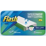 Flash Speedmop Wet Cloth Refills, Fast Easy and Hygienic, wild orchid scent, 24 Cloths (Package may vary)