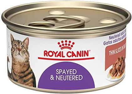 Royal Canin Feline Health Nutrition Spayed/Neutered Thin Slices In Gravy Canned Cat Food, 3 oz can (24-count)