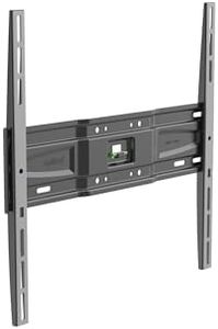 Meliconi SLIMSTYLE Plus 400S - Support Mural Fixe Ultra-Mince pour téléviseurs à écran Plat de 40" à 82", vesa: 200-300-400. Noir