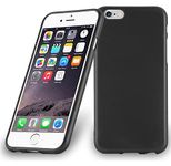 cadorabo Case works with Apple iPhone 6 PLUS/iPhone 6S PLUS in BLACK - Shockproof and Scratch Resistant TPU Silicone Cover - Ultra Slim Protective Gel Shell Bumper Back Skin