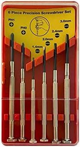 Ickysticky Precision Screwdriver 6-Piece Set Hobby, DIY, RC, Jewellery, Crafts