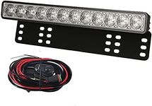 BANSIT 15Inch License Plate LED Light Bar Kit Spot Flood Beam Work Driving Offroad Truck Lamp Number Plate Frame Slim