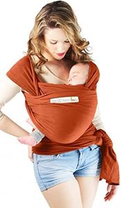 Love Radius BASIC Coton BIO - Naissance à 9 kg - Echarpe de portage extensible - Réglage facile 1 noeud préalable pour mettre et sortir bébé - Portage ventral - Porte bébé mains libres - Fauve