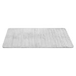 Nvanvmm Memory Foam Soft Bath Mats - Non Absorbent Bathroom Rugs Extra Size Runner Long Mat for Kitchen Bathroom Floors 60X160cm, Grey