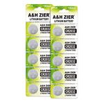 A&H Zier 10Pcs Cr2032 Batteries 2032 Batteries Cr 2032 Battery Coin Battery Watch Batteries batteries aa pack lithium aa battery Cr2032 3v Battery For Car Keys Thermometer,Clocks Calculators(2Pack)