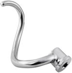 Lawenme 6 QT Dough Hook for KitchenAid Mixer, Stainless Steel Spiral Dough Hook Attachment for KitchenAid 5.5-6 Quart Bowl-Lift Stand Mixers, Fits Models KV25G0X, KP26M1X, Pro 600 Series