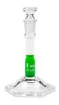 Sibata 2306A-1 Class A 1mL Micro Volumetric Flasks with Ground Glass Stopper (Pack of 6)