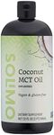 Amazon Brand - Solimo MCT Liquid Coconut Oil, Unflavored, 32 fl oz (Pack of 1)