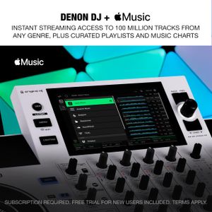 Denon DJ SC LIVE 4 White DJ Controller – 4-Deck Performance