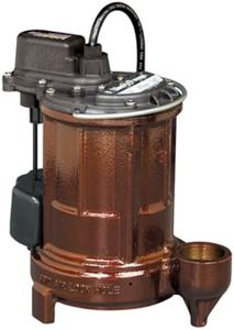 Liberty Pumps 257-2 Vertical Magnetic Float 1/3 HP Cast Iron Submersible Sump/Effluent Pump with 25-Feet Cord