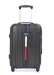 Tommy Hilfiger Wyoming Unisex Hard Luggage - Black, 55Cm Cabin Trolley Bag