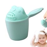 Kongou Shampoo Rinse Cup, Bath Jug For Baby Washing, Cute Cartoon Shampoo Cup, Lovely Washing Baby Hair Rinse Cup Rinser Shower Sprinkler Spoon Bathroom Accessories