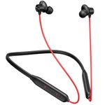Kratos N4 Bluetooth Neckband with 25H Playtime, Deep Bass, Stereo Sound, HD Calls, Magnetic Earbuds, Type-C Fast Charging, Rich Audio, Hollow Switch for Comfort & Style