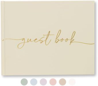 Lamare Blank Page Wedding Guest Book – Polaroid Guest Book for Wedding Reception, Baby Shower, Birthday, Bridal Shower and Special Event Guestbook – A Stylish Sign in Book for Party