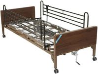 Drive Medical Semi Electric Ultra Light Plus Hospital Bed, Brown, 36"