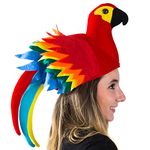 Tigerdoe Parrot Hat - Parrot Hats Jimmy Buffet - Novelty Hat - Parrot Head Hat - Animal Hat - Bird Costume Hat