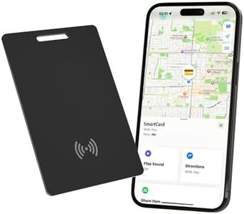 Midlocater Wallet Tracker Card, Rechargeable Ultra Thin Wallet Finder Luggage Tracker, Works with Apple Find My (iOS Only), Item Finder for Luggage Tags, Backpack, Passports, Phone, IP68 Waterproof